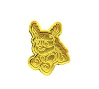 The Cookie Cutter Hub Christmas Paw Patrol Rubble Dog Puppy Cookie Cutter and Matching Embosser for Cookies Biscuits Clay Baking Decoration