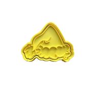 The Cookie Cutter Hub Christmas Santa Hat Cookie Cutter and Matching Embosser for Cookies Biscuits Clay Baking Decoration