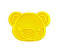 The Cookie Cutter Hub Cuddly Bear Face Cookie Cutter/Embosser for Cupcakes Fondant Icing Clay Cake Baking Decoration