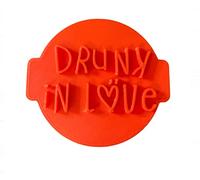 The Cookie Cutter Hub Drunk in Love Embosser No 17/Stamp for Cupcakes Fondant Icing Clay Cake Baking Decoration