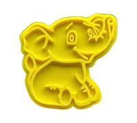 The Cookie Cutter Hub Elephant Cookie Cutter/Embosser for Cupcakes Fondant Icing Clay Cake Baking Decoration