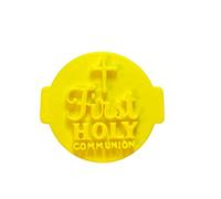 The Cookie Cutter Hub First Holy Communion Embosser No 108 /Stamp for Cupcakes Fondant Icing Clay Cake Baking Decoration