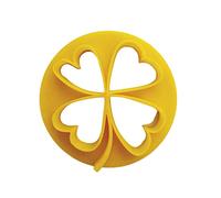 The Cookie Cutter Hub Four Leaf Clover Embosser/Stamp for Cupcakes Fondant Icing Clay Cake Baking Decoration
