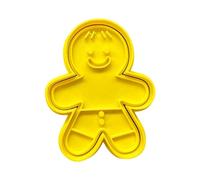 The Cookie Cutter Hub Gingerbread Boy Cookie Cutter and Matching Embosser for Cookies Biscuits Clay Baking Decoration