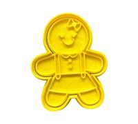 The Cookie Cutter Hub Gingerbread Girl Cookie Cutter and Matching Embosser for Cookies Biscuits Clay Baking Decoration