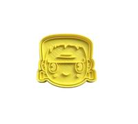 The Cookie Cutter Hub Halloween Frankenstein Cookie Cutter/Embosser for Cupcakes Fondant Icing Clay Cake Baking Decoration