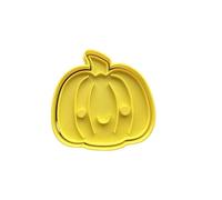The Cookie Cutter Hub Halloween Pumpkin Cookie Cutter/Embosser for Cupcakes Fondant Icing Clay Cake Baking Decoration