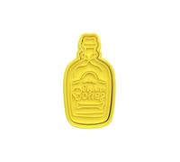 The Cookie Cutter Hub Halloween Skeleton Bones Potion Vial Cookie Cutter/Embosser for Cupcakes Fondant Icing Clay Cake Baking Decoration