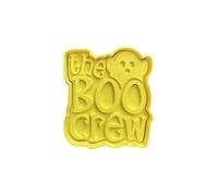 The Cookie Cutter Hub Halloween The Boo Crew Cookie Cutter/Embosser for Cupcakes Fondant Icing Clay Cake Baking Decoration