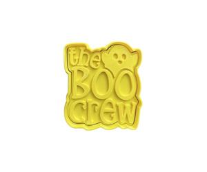 The Cookie Cutter Hub Halloween The Boo Crew Cookie Cutter/Embosser for Cupcakes Fondant Icing Clay Cake Baking Decoration