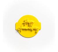 The Cookie Cutter Hub Happy Anniversary Embosser No 9 /Stamp for Cupcakes Fondant Icing Clay Cake Baking Decoration