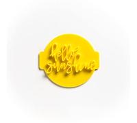 The Cookie Cutter Hub Hello Sunshine Embosser No 93 /Stamp for Cupcakes Fondant Icing Clay Cake Baking Decoration