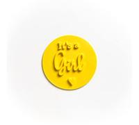 The Cookie Cutter Hub It's A Girl Embosser/Stamp for Cupcakes Fondant Icing Clay Cake Baking Decoration
