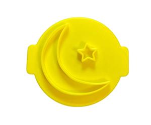 The Cookie Cutter Hub Moon & Star Embosser No 111 /Stamp for Cupcakes Fondant Icing Clay Cake Baking Decoration