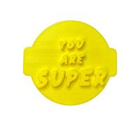 The Cookie Cutter Hub You are Super Embosser No 81/Stamp for Cupcakes Fondant Icing Clay Cake Baking Decoration