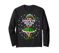 The Cookie Elf Christmas Family Matching Women Xmas Baking Long Sleeve T-Shirt