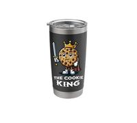 The Cookie King Funny Chocolate Chip Cookies Lover Stainless Steel Insulated Tumbler
