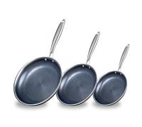 THE COOK'S COMPANY Non-Stick Frying Pan Set - 8-Inch, 9.5-Inch, 11-Inch Skillets with Premium Nonstick Coating for Easy Cleanup and Versatile Cooking