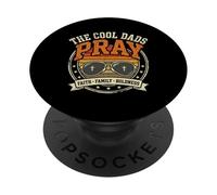 The Cool Dads Pray Jesus Christian Father Blessed PopSockets Adhesive PopGrip