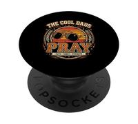 The Cool Dads Pray Man Of God Papa Faith Cross PopSockets Adhesive PopGrip