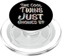The Cool Twins Just Showed Up Funny Twin Twinning Matching PopSockets PopGrip for MagSafe