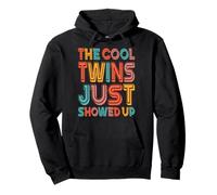 The Cool Twins Just Showed Up Funny Twin Twinning Matching Pullover Hoodie