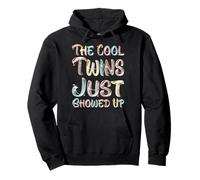 The Cool Twins Just Showed Up Funny Twin Twinning Matching Pullover Hoodie