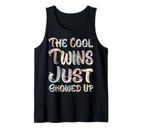 The Cool Twins Just Showed Up Funny Twin Twinning Matching Tank Top