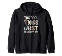 The Cool Twins Just Showed Up Funny Twin Twinning Matching Zip Hoodie