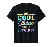The Cool Twins Just Showed Up Tie Dye Twin Flame Energy T-Shirt