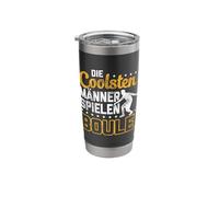 The Coolest Men Play Boule Petanque Player Boccia Stainless Steel Insulated Tumbler