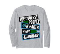 The Coolest People on Earth Play Autoharp String Instrument Long Sleeve T-Shirt