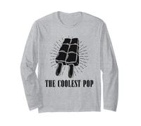 The Coolest Pop Funny Fathers Day Humor Dad Cool Daddy Joke Long Sleeve T-Shirt