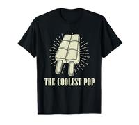 The Coolest Pop Funny Fathers Day Humor Dad Cool Daddy Joke T-Shirt