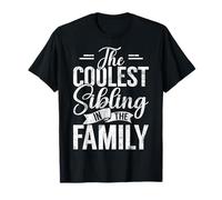 The Coolest Sibling in The Family Brother Sister Funny Twins T-Shirt