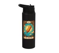 The Corn Dog Tarot Card Stainless Steel Insulated Water Bottle
