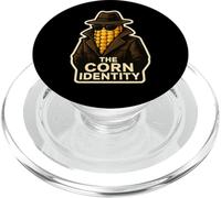 The Corn Identity Funny Corncob Pun Corn Cob Spy Joke PopSockets PopGrip for MagSafe