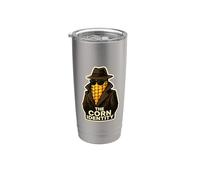 The Corn Identity Funny Corncob Pun Corn Cob Spy Joke Stainless Steel Insulated Tumbler