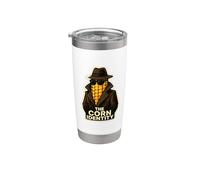 The Corn Identity Funny Corncob Pun Corn Cob Spy Joke Stainless Steel Insulated Tumbler