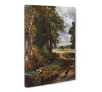 The Cornfield By John Constable Canvas Print | Gallery Wrapped 30mm Frame Wall Art | 20x14 inches | Ready to Hang | Classic Picture | Living Room Bedroom Lounge Office