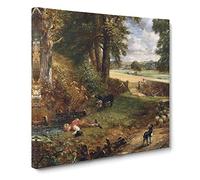 The Cornfield by John constable Canvas Print | Gallery Wrapped 30mm Frame Wall Art | 20x20 inches | Ready to Hang | Classic Picture | Living Room Bedroom Lounge Office