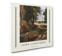 The Cornfield By John Constable Canvas Print | Gallery Wrapped 30mm Frame Wall Art | 20x20 inches | Ready to Hang | Classic Picture | Living Room Bedroom Lounge Office
