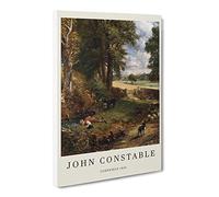 The Cornfield By John Constable Canvas Print | Gallery Wrapped 30mm Frame Wall Art | 24x16 inches | Ready to Hang | Classic Picture | Living Room Bedroom Lounge Office