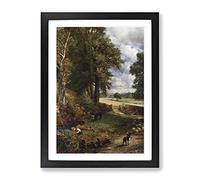 The Cornfield By John Constable Framed Wall Art Print A3 Black