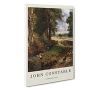 The Cornfield John Constable Canvas Print | Gallery Wrapped 30mm Frame Wall Art | 30x20 inches | Ready to Hang | Contemporary Picture | Living Room Bedroom Lounge Office