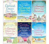 The Cornish Cream Tea Series Collection 6 Books Set By Cressida McLaughlin (The Cornish Cream Tea Bus, Summer, Christmas, Wedding, Christmas Carols and a Cornish Cream Tea, Holiday)