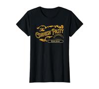 The Cornish Pasty, Bleddy 'Ansome Vintage Cornish T-Shirt, Women, Black, Small