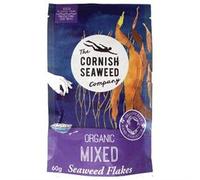 100% Organic Mixed Seaweed Flakes by The Cornish Seaweed Company | 60g Pouch | Kelp and Sea Spaghetti | 100% Organic Cornish Seaweed