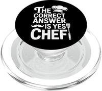 The Correct Answer Is Yes Chef Cooking PopSockets PopGrip for MagSafe