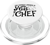 The Correct Answer Is Yes Chef PopSockets PopGrip for MagSafe